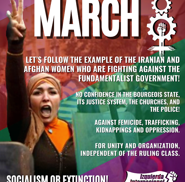 Let’s follow the example of the Iranian and afghan women who are fighting against the fundamentalist government!
